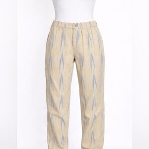 Ann Taylor Loft Skinny Beige Patterned Jeans